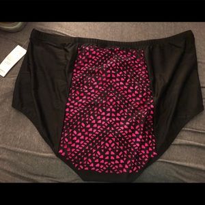 Torrid swim bottoms. Pink cut out. Size 5